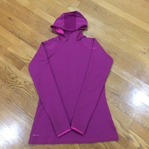 Nike pro dri-fit fitted hoodie
